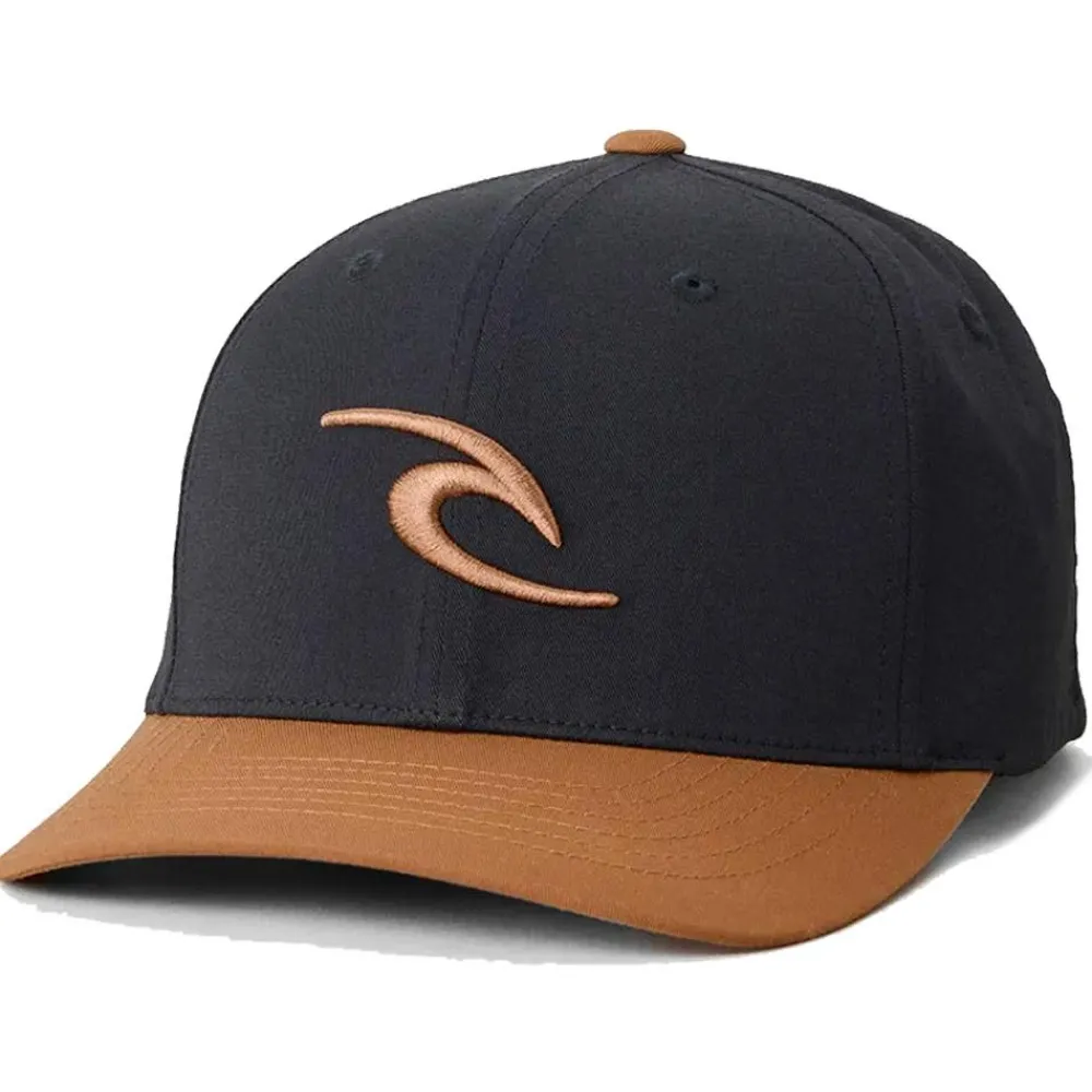 Casquettes<Rip Curl Casquette Tepan 2.0 Flexfit Cap Black Tan