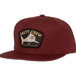 Casquettes<Salty Crew Casquette Lurking 6 Panel Burgundy