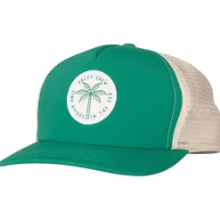 Casquettes<Salty Crew Casquette Queen Palm Trucker Kelly Green