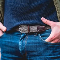 Outlet Ceinture Tressée Beige Taupe Ceintures