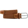 Ceinture Women Tressée Marron Camel Ceintures