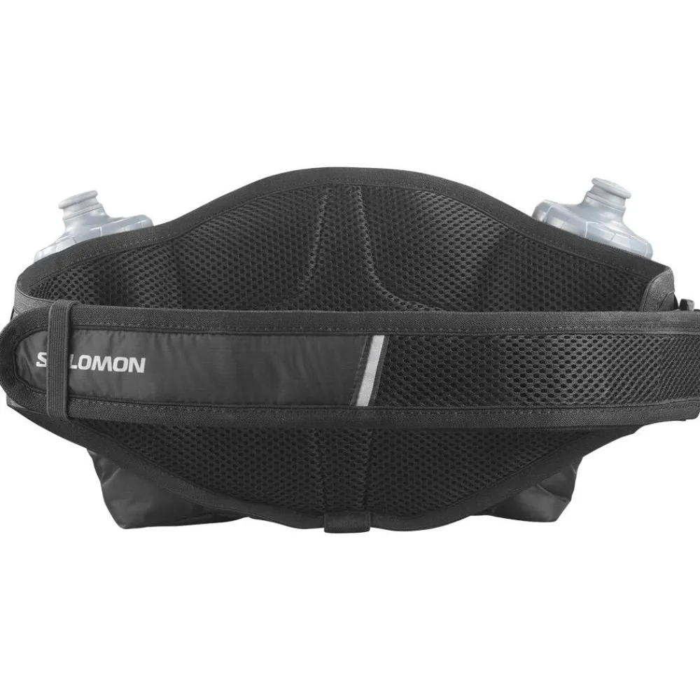 Clearance Ceinture Running Cross Belt 2 Bottles Black Ceinture De Trail