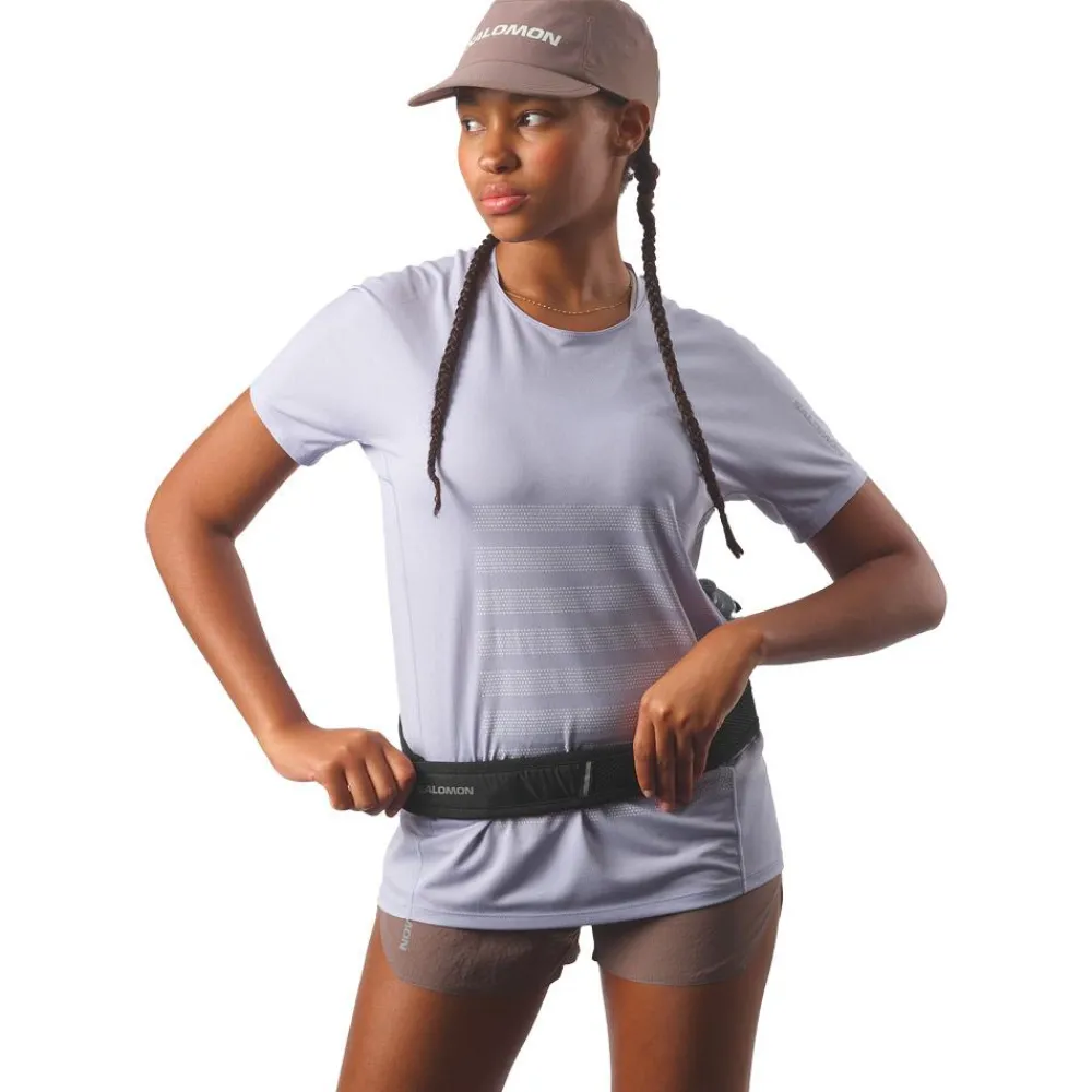 Clearance Ceinture Running Cross Belt 2 Bottles Black Ceinture De Trail