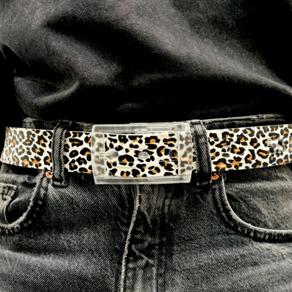 Sale Ceinture Wild Collection Panthère Blanche Ceintures