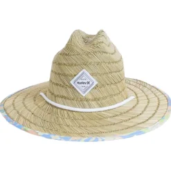Casquettes<Hurley Chapeau Women Diamond Straw Hat Canvas