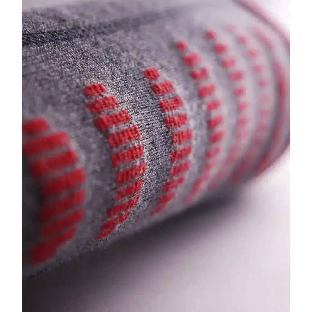 Chauffage Pied<Lenz Chauffage pied Heat Sock 5.1 Toe Cap Slim Fit Gris Rouge