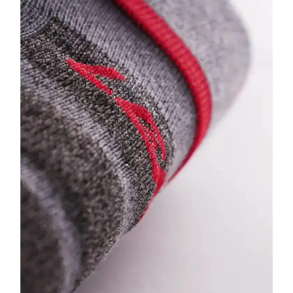 Chauffage Pied<Lenz Chauffage pied Heat Sock 5.1 Toe Cap Slim Fit Gris Rouge