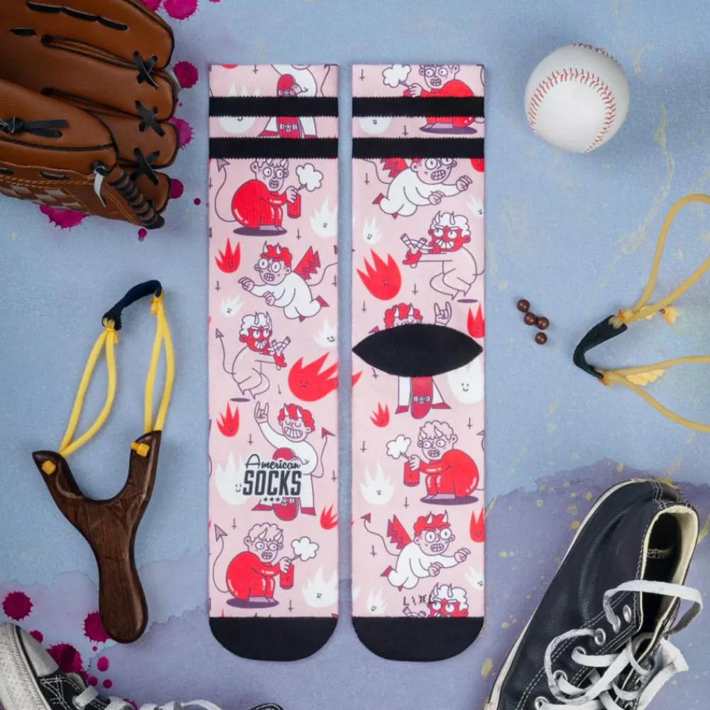 Sale Chaussettes The Original Signature Naughty Devil Chaussettes Lifestyle