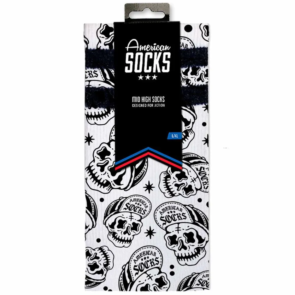 Chaussettes Lifestyle<American Socks Chaussettes The Original Signature Skater Skull 2.2