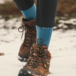 Clearance Chaussettes Double Gr Socks High Lyocell Bleu Chaussettes De Randonnée