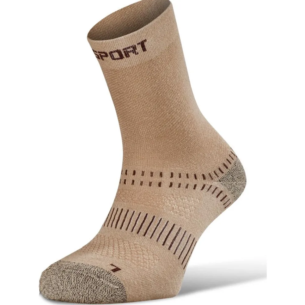 Clearance Chaussettes Double Evo Beige Chaussettes De Randonnée