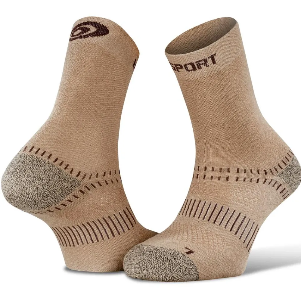 Clearance Chaussettes Double Evo Beige Chaussettes De Randonnée