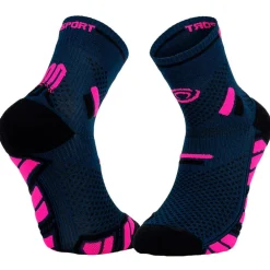 Chaussettes Trail<Bv Sport Chaussettes Trail Socks Ultra Mid Bleu Rose