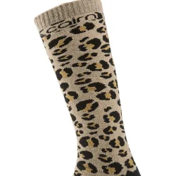 Sale Chaussettes Spirit Junior Biscuit Leopard Chaussettes Ski