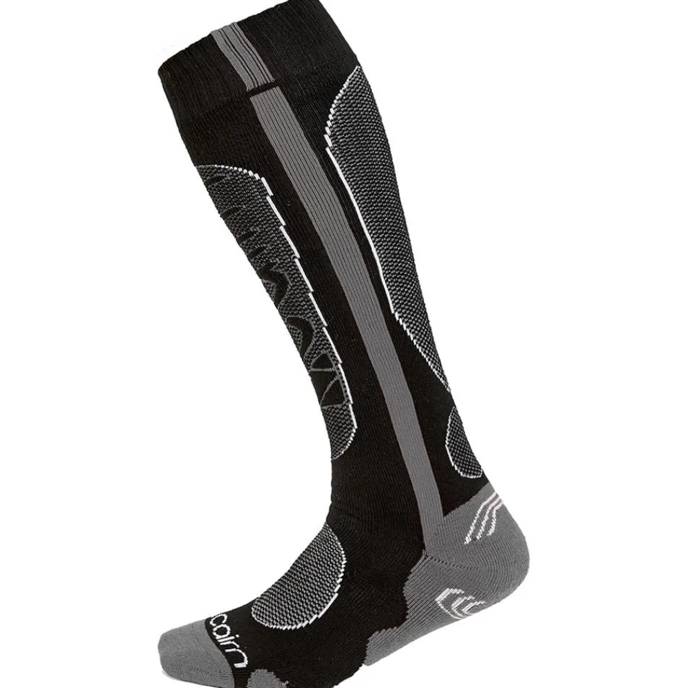 Hot Chaussettes Spirit Black Grey Chaussettes Ski