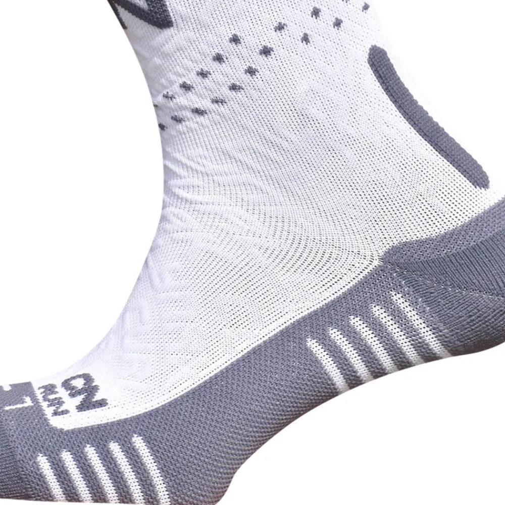 Chaussettes Trail<Curlynak Chaussettes Run Speed Blanc Gris