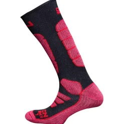 Clearance Chaussettes Ski Comfort Gris Orange Mélangé Chaussettes Ski