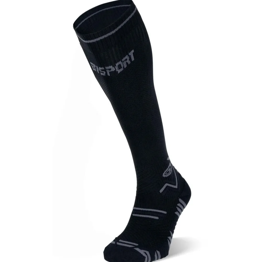 Orthèse Et Compression<Bv Sport Chaussettes de compression Trail Compression Noir Gris