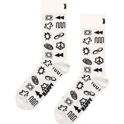 Hot Chaussettes Crew Socks Techy White Chaussettes Lifestyle