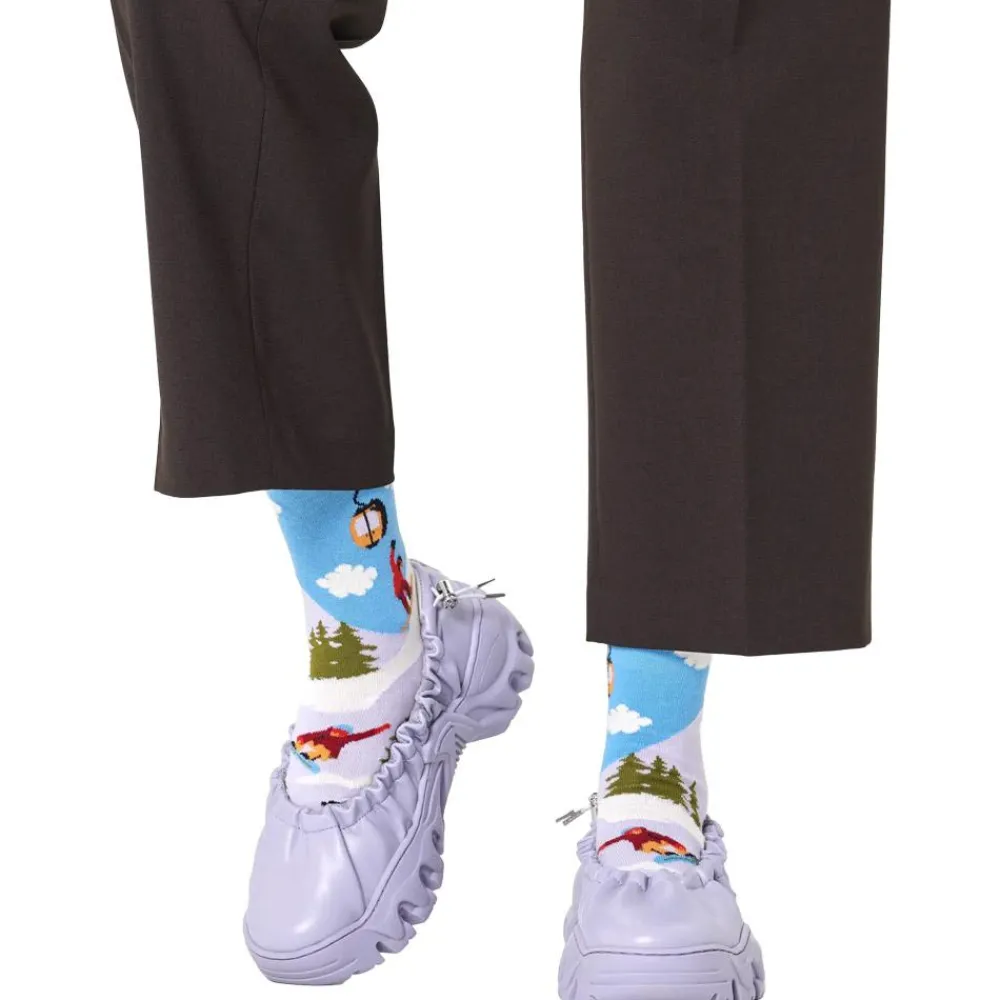 Chaussettes Lifestyle<Happy Socks Chaussettes Crew Socks Snowboard Blue