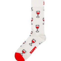 Chaussettes Lifestyle<Happy Socks Chaussettes Crew Socks French Edition Wine Off White