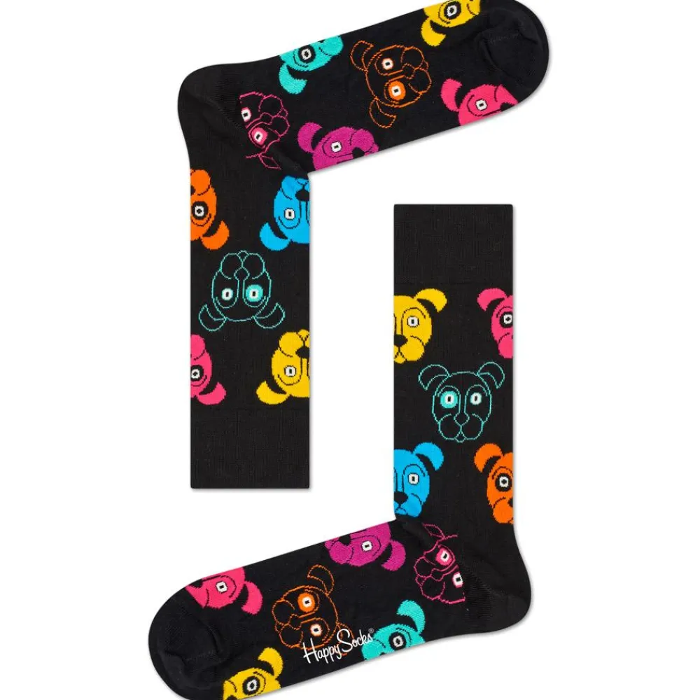 Chaussettes Lifestyle<Happy Socks Chaussettes Dog Noir