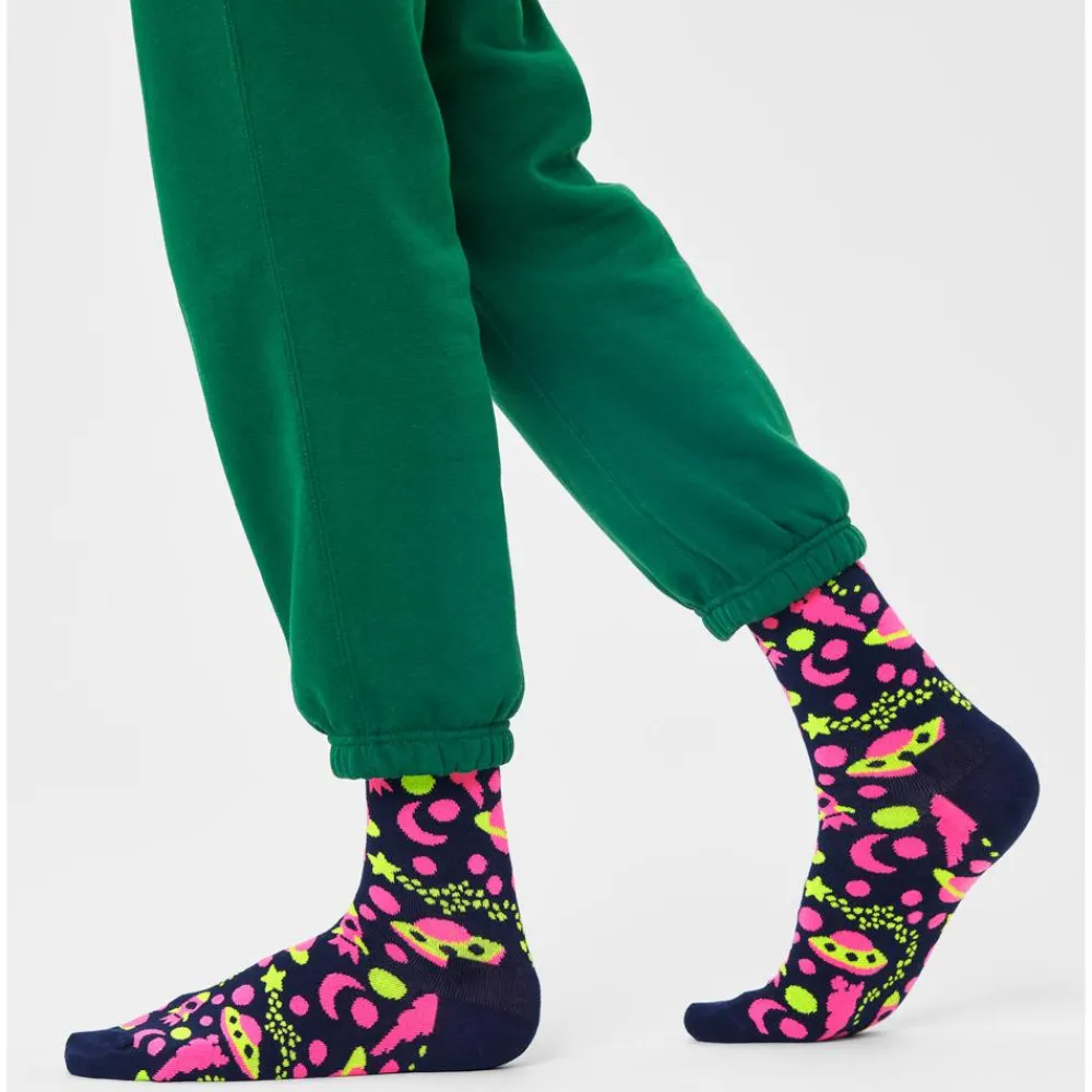Chaussettes Lifestyle<Happy Socks Chaussettes Into Space Bleu Foncé
