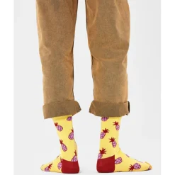Discount Chaussettes Pineapple Jaune Chaussettes Lifestyle