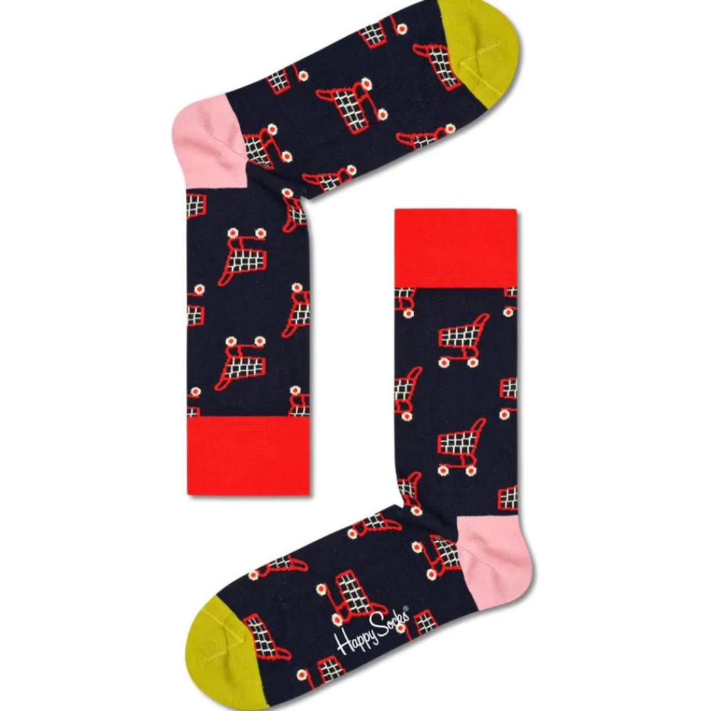 Chaussettes Lifestyle<Happy Socks Chaussettes Shop Til You Drop Bleu Foncé