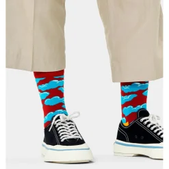 Chaussettes Lifestyle<Happy Socks Chaussettes Under The Clouds Bordeaux