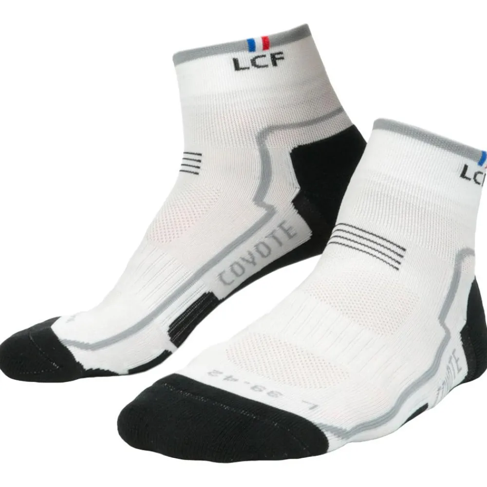 Chaussettes Coyote Mid Blanc Chaussettes Trail