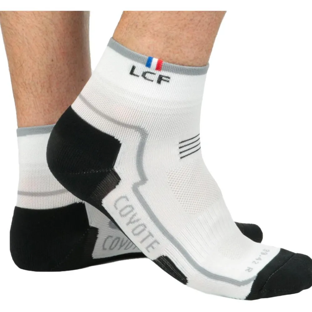 Chaussettes Coyote Mid Blanc Chaussettes Trail
