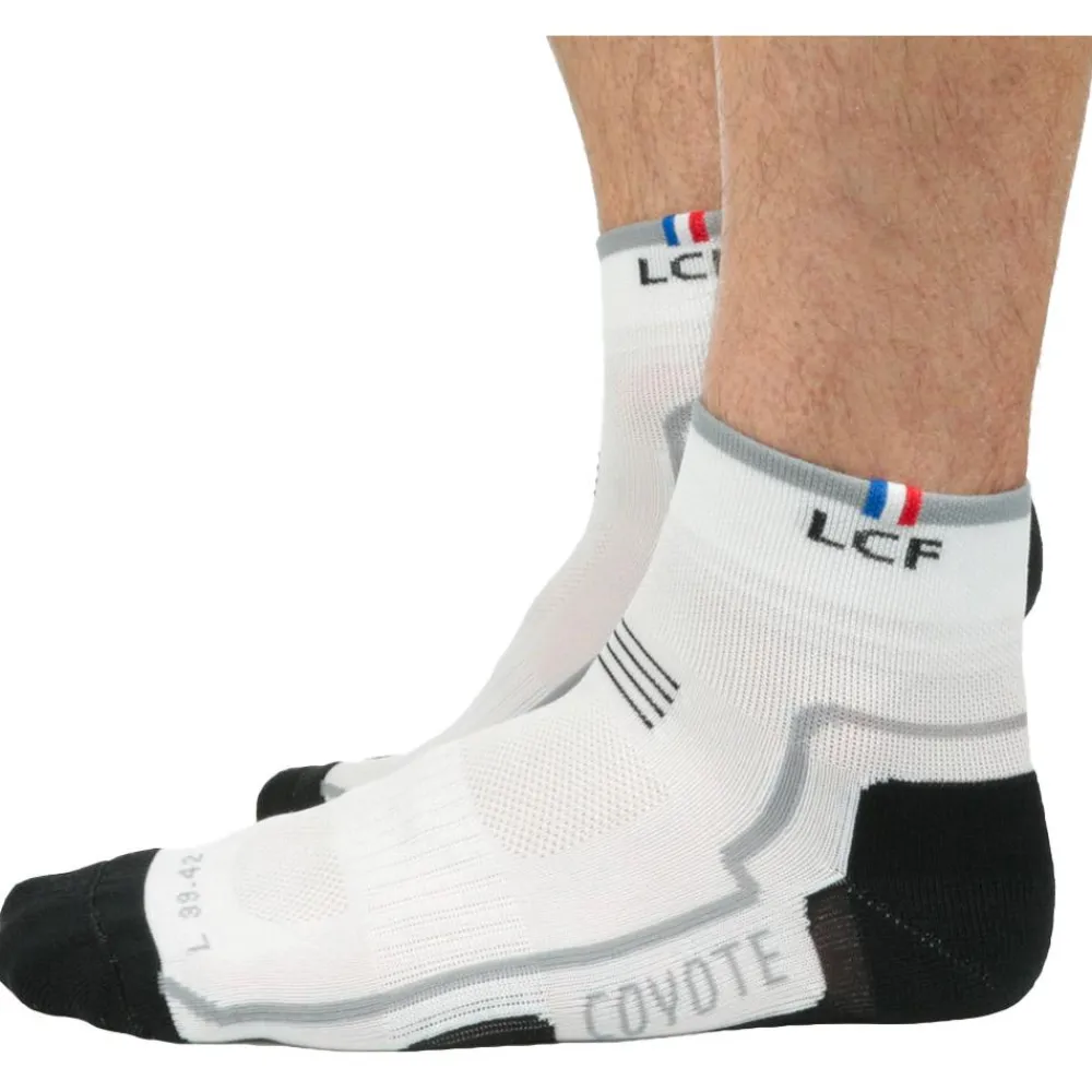 Chaussettes Coyote Mid Blanc Chaussettes Trail