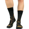Chaussettes De Randonnée<La Chaussette de France Chaussettes Trekker High Noir Orange