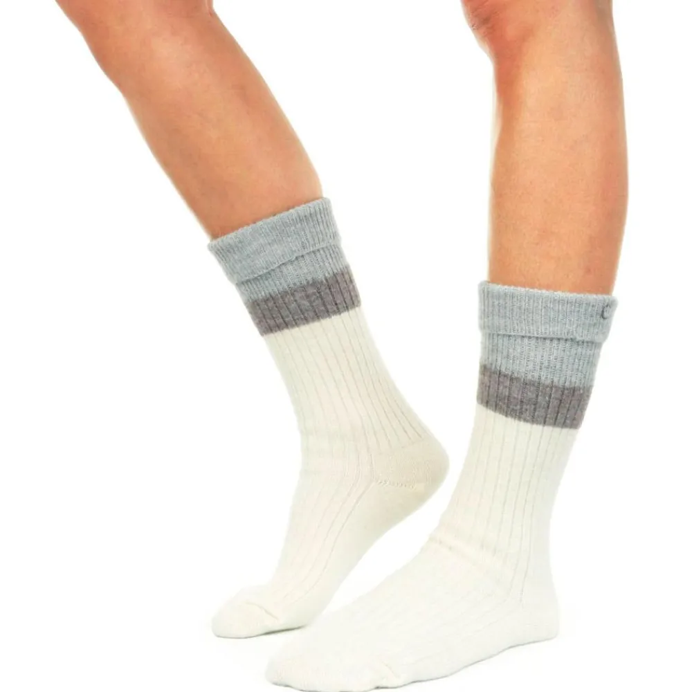 Outlet Chaussettes Isba Ecru Chaussettes Lifestyle