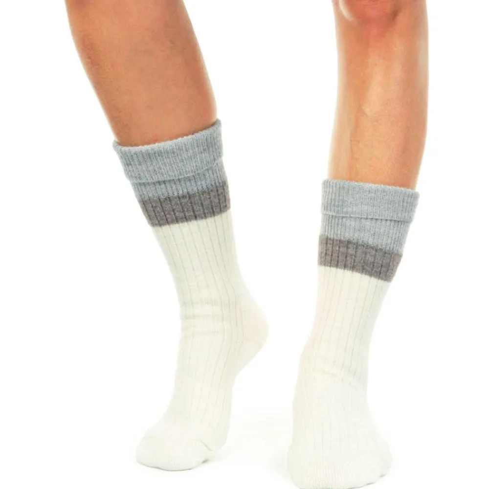 Outlet Chaussettes Isba Ecru Chaussettes Lifestyle
