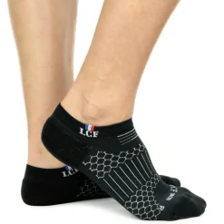 Chaussettes Trail<La Chaussette de France Chaussettes Boogaloo Blanc Noir