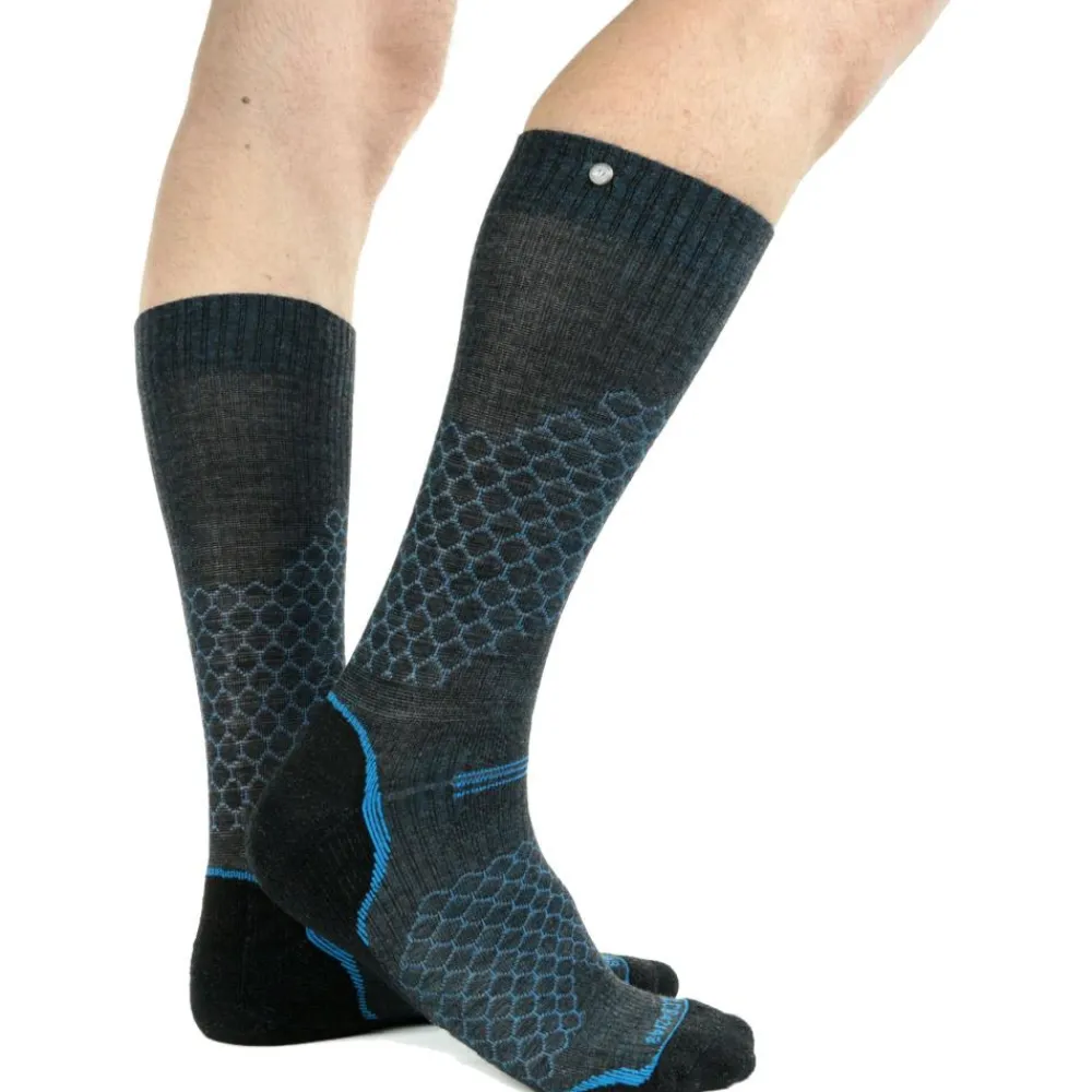 Chaussettes De Randonnée<La Chaussette de France Chaussettes Glaciers Gris Bleu