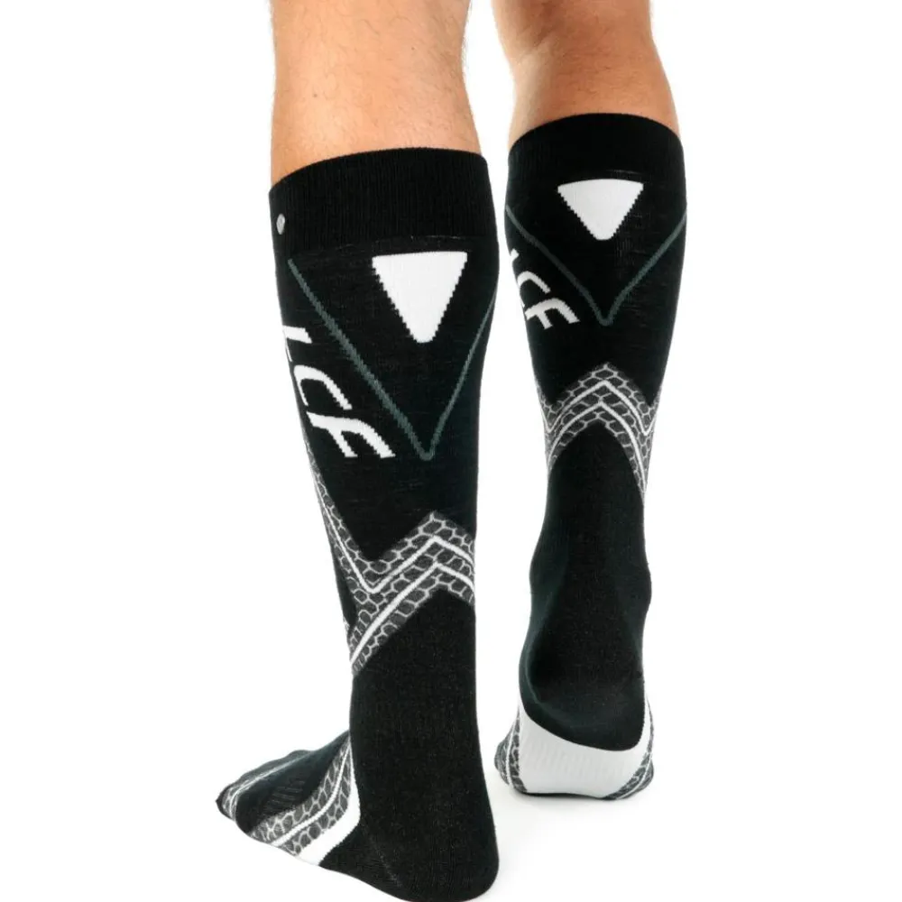 Chaussettes Ski<La Chaussette de France Chaussettes Recon Blanc Noir