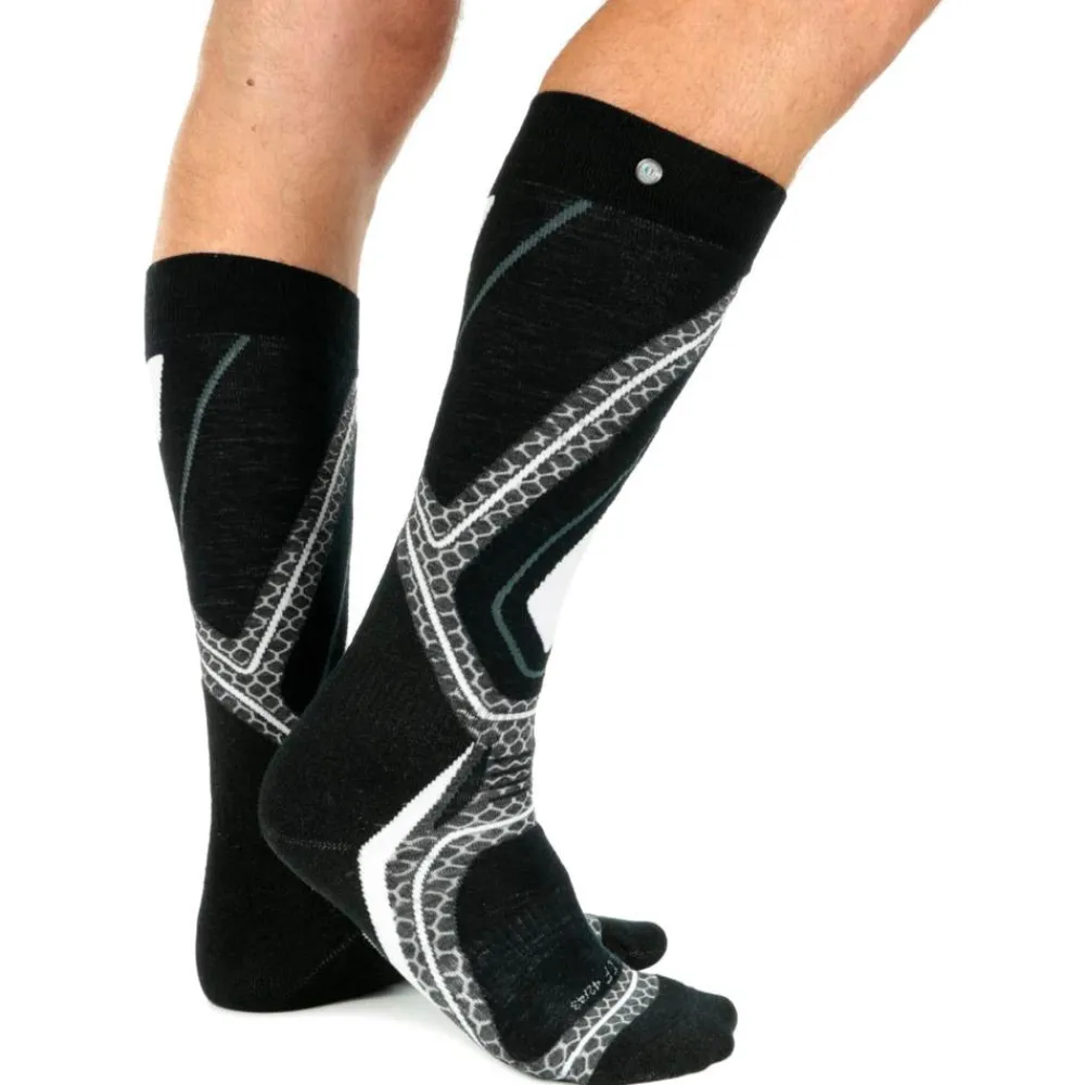 Chaussettes Ski<La Chaussette de France Chaussettes Recon Blanc Noir