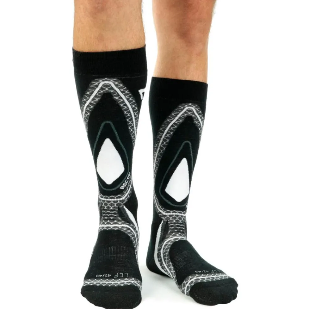 Chaussettes Ski<La Chaussette de France Chaussettes Recon Blanc Noir