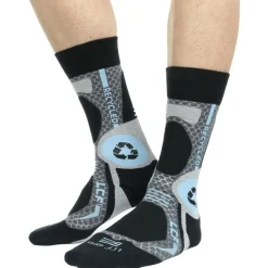 Best Chaussettes Rando Recycled Gris Bleu Chaussettes De Randonnée