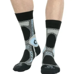 Best Chaussettes Rando Recycled Gris Bleu Chaussettes De Randonnée