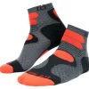 Chaussettes Trail<La Chaussette de France Chaussettes Nepal Gris Rouge