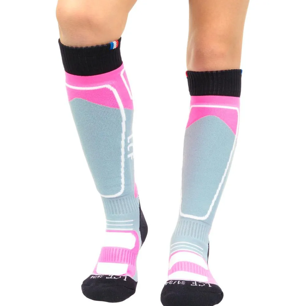 Clearance Chaussettes Grom's Rose Chaussettes Ski