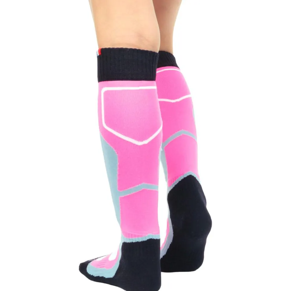 Clearance Chaussettes Grom's Rose Chaussettes Ski