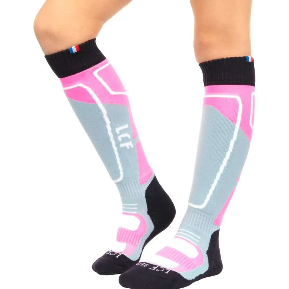 Clearance Chaussettes Grom's Rose Chaussettes Ski