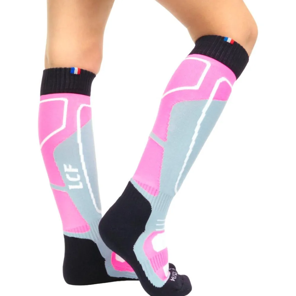 Clearance Chaussettes Grom's Rose Chaussettes Ski