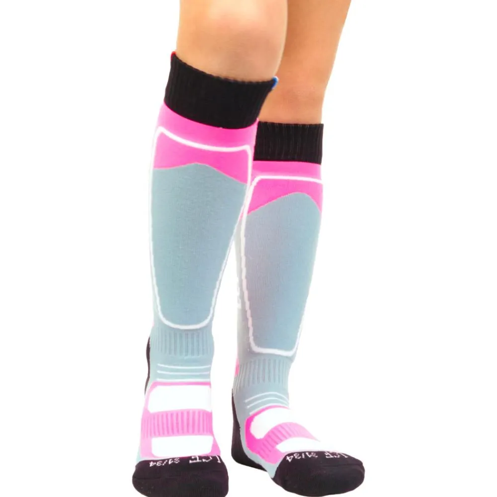 Clearance Chaussettes Grom's Rose Chaussettes Ski