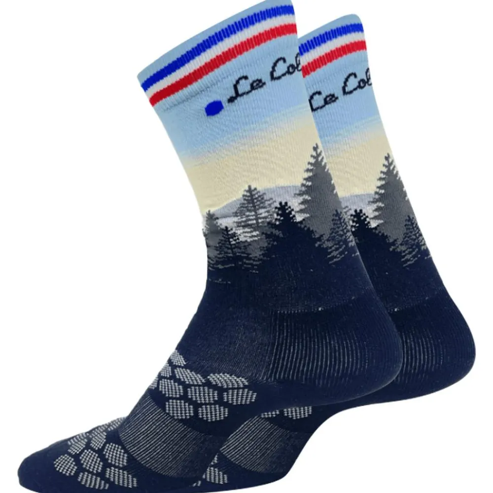 Sale Chaussettes La Sunset Blanc Chaussettes Trail